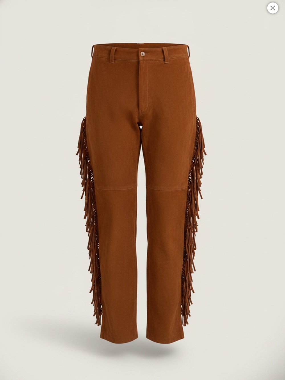 Mid Western Sport Togs Deerskin Fringe Pant Size 42